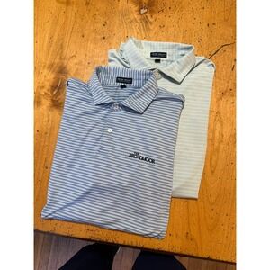Lot Of 2 Broadmore Peter Millar Crown Crafted‎ Polo Shirt Mens Size XL